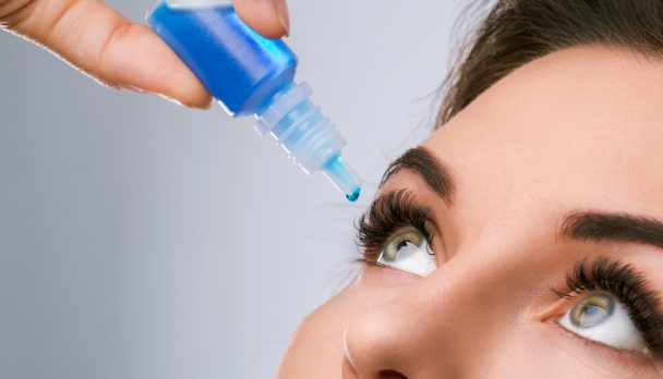 female dry eye drop